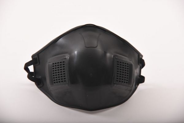 Masque air Flow noir de face